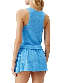 Ambra Drawstring Cover-Up Minidress