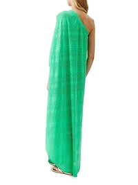Savannah One-Shoulder Cover-Up Dress