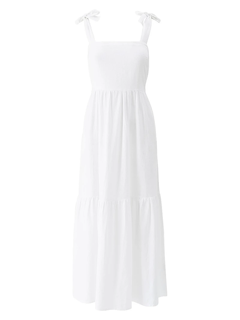 Posie Tie-Strap Cover-Up Dress