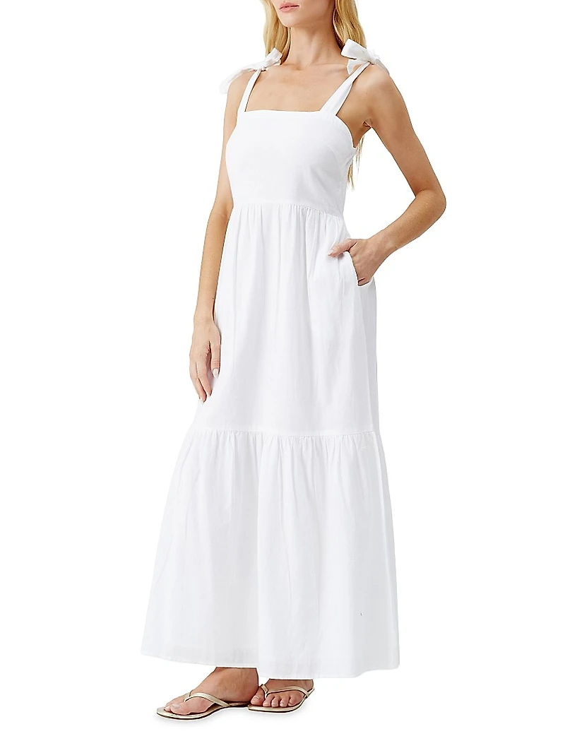 Posie Tie-Strap Cover-Up Dress