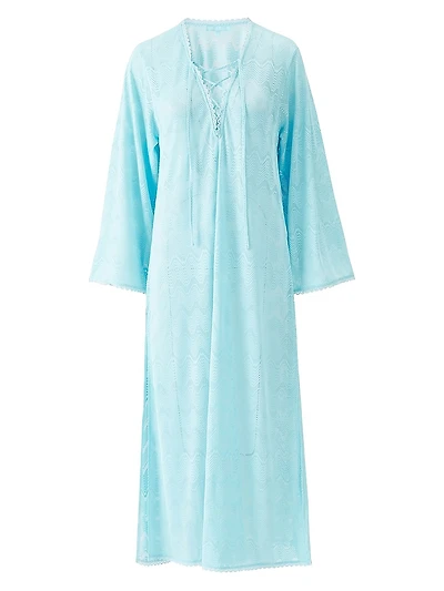 Kimberly Bell Sleeve Kaftan Cover-Up Dress