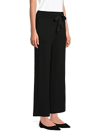 French Terry Wide-Leg Pants