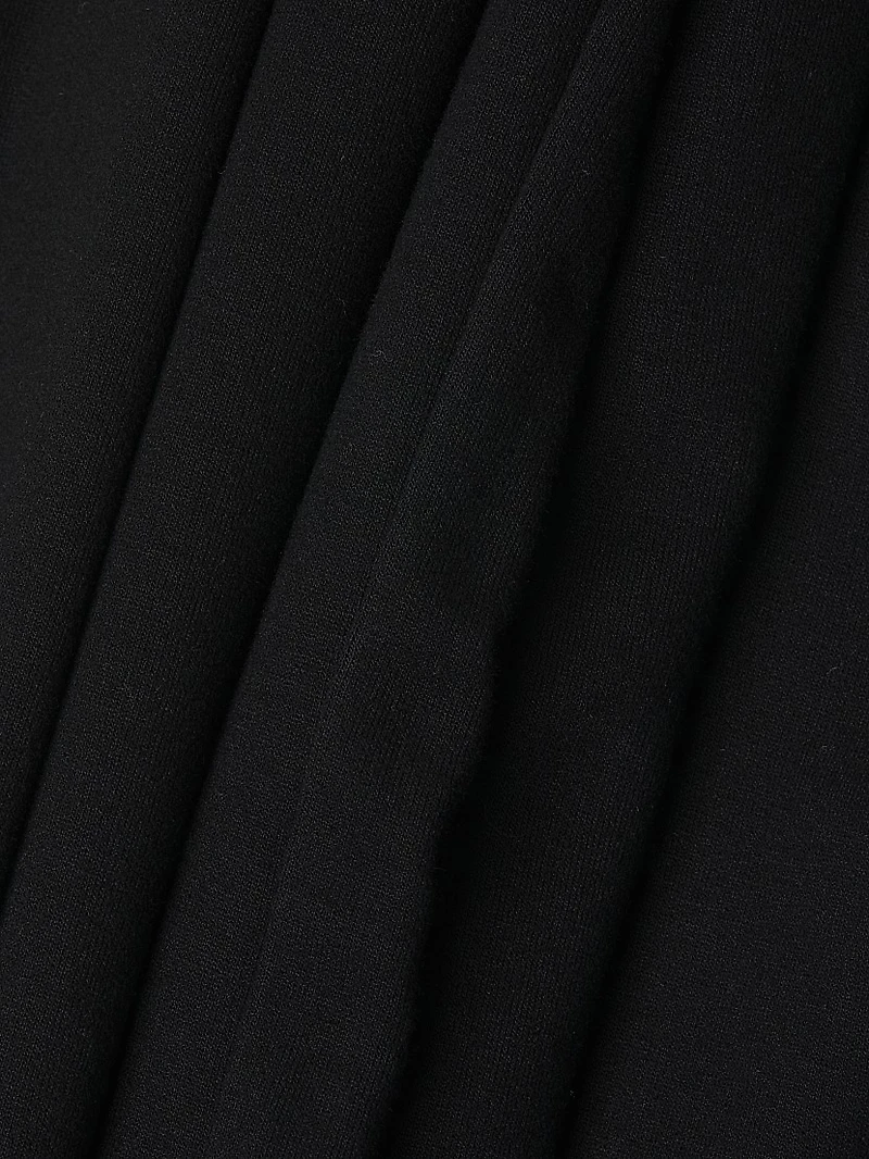 French Terry Wide-Leg Pants