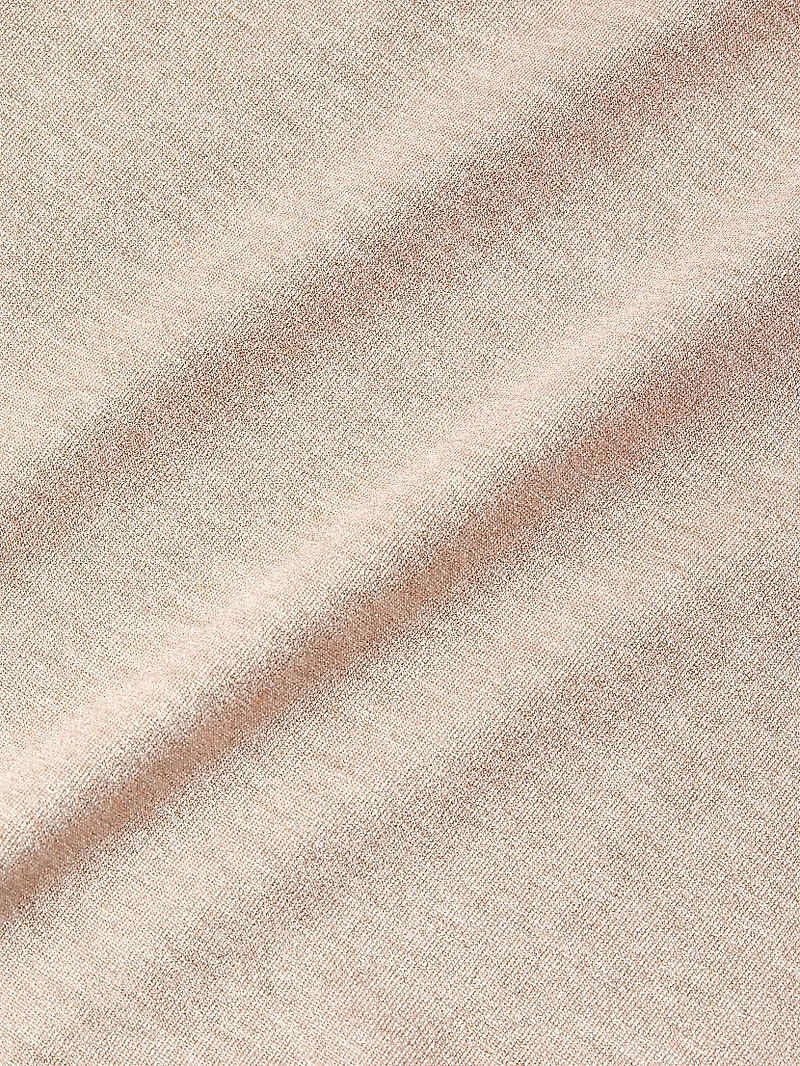 Soft Touch Metallic Boatneck T-Shirt