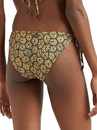 Carapaces Geometric Jersey Side-Tie Bikini Bottom