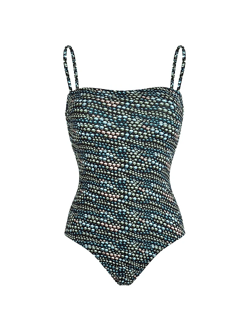 Pearl Jersey One-Piece Swimsuit