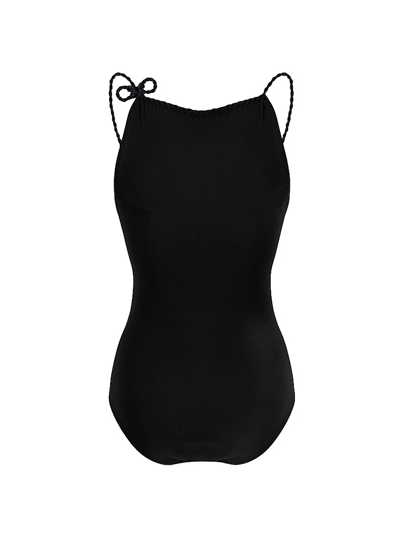 Tresses Jersey One-Piece Swimsuit