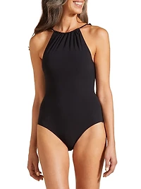 Tresses Jersey One-Piece Swimsuit