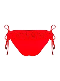 Ruffled Side-Tie Bikini Bottom