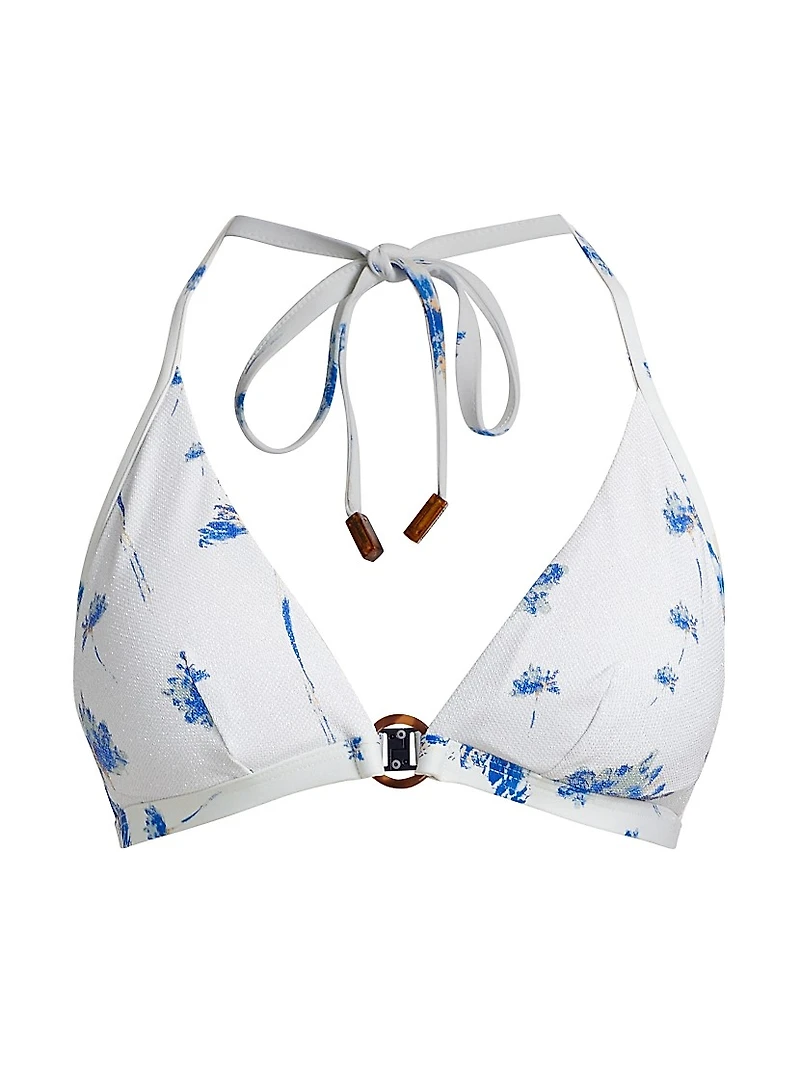 Herbie Floral Triangle Bikini Top