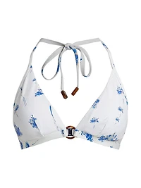 Herbie Floral Triangle Bikini Top
