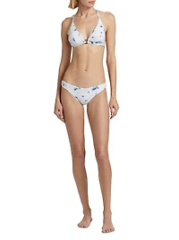 Herbie Floral Triangle Bikini Top