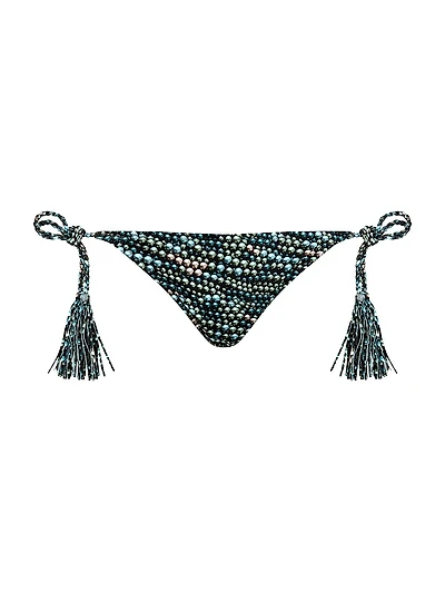 Abstract Side-Tie Bikini Bottom