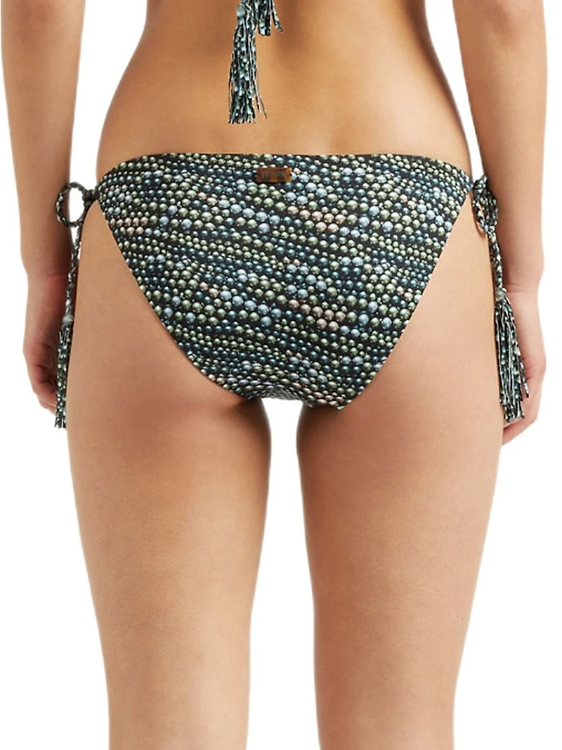 Abstract Side-Tie Bikini Bottom
