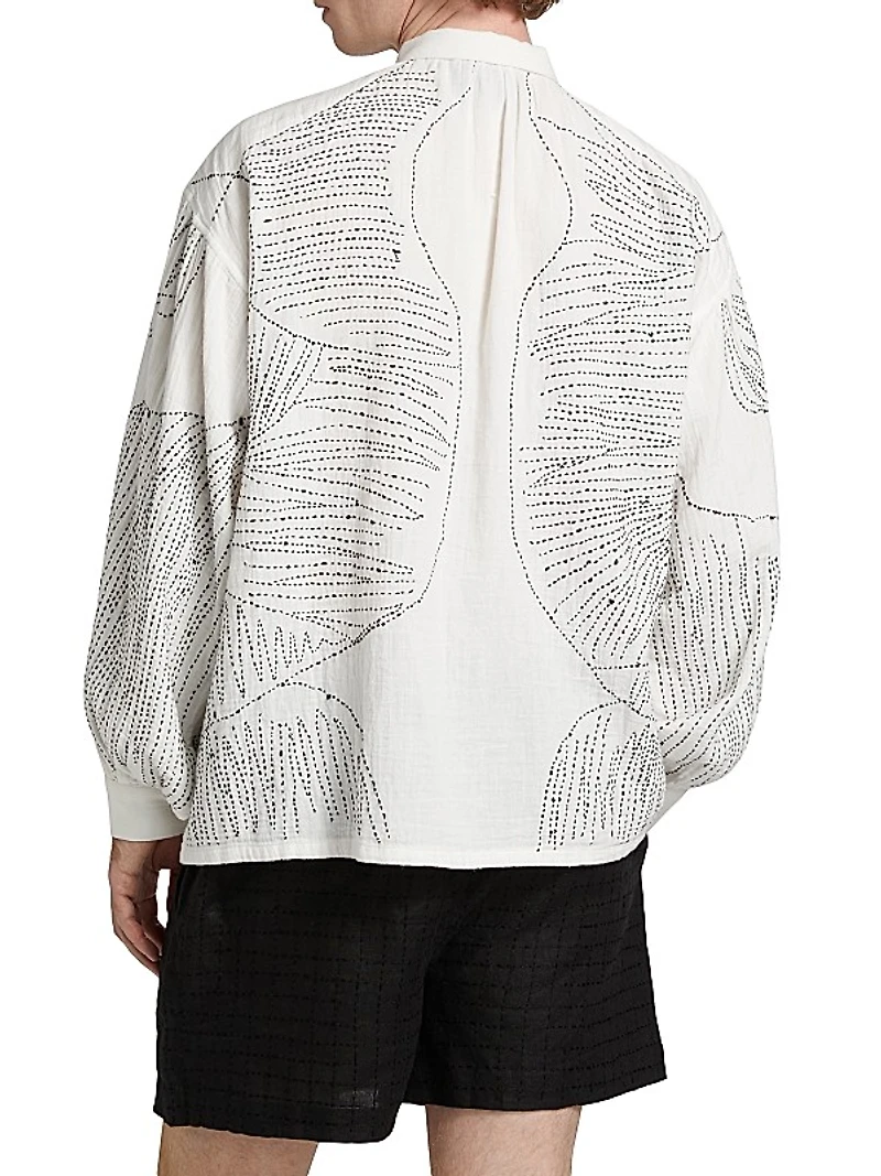 Anatomical Button-Front Shirt