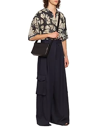 Piers Wool Pleated Cargo Pants