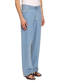 Pine Relaxed Wide-Leg Jeans