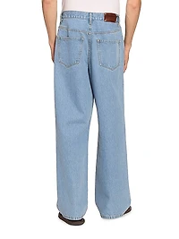 Pine Relaxed Wide-Leg Jeans
