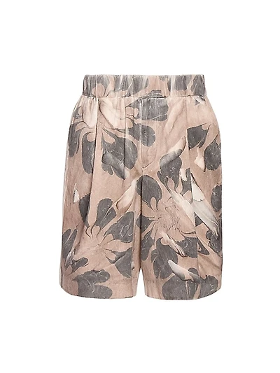 Plato Floral Pull-On Shorts