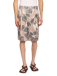 Plato Floral Pull-On Shorts