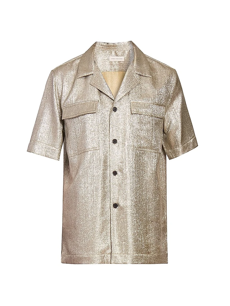 Cameron Shimmering Lamé Shirt