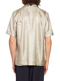 Cameron Shimmering Lamé Shirt