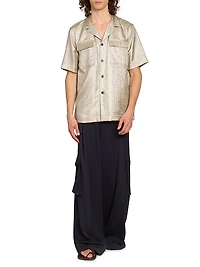 Cameron Shimmering Lamé Shirt