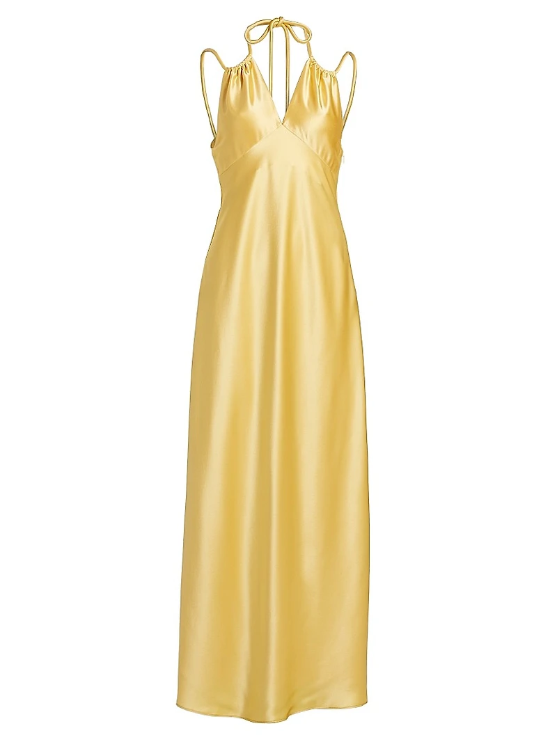 Woodlake Satin Maxi Dress