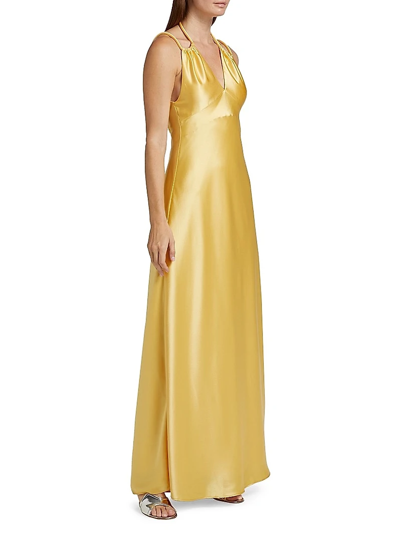 Woodlake Satin Maxi Dress