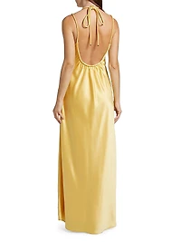 Woodlake Satin Maxi Dress