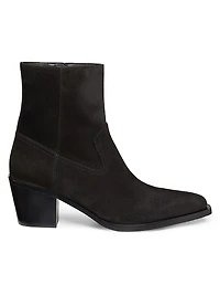 Tate 65MM Suede Ankle Booties