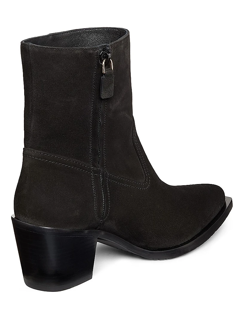 Tate 65MM Suede Ankle Booties