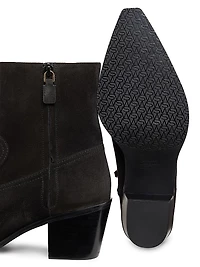 Tate 65MM Suede Ankle Booties