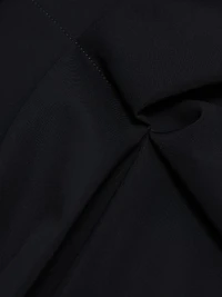 Ferflum Collared Skirt Ruffle Cocktail Dress