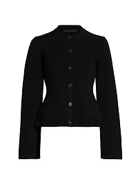 Wool-Cashmere Knit Cardigan