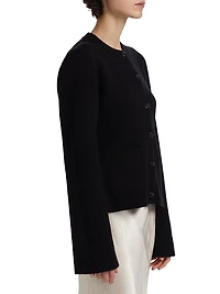 Wool-Cashmere Knit Cardigan