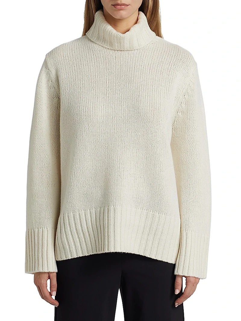 Cashmere Jet Turtleneck Sweater