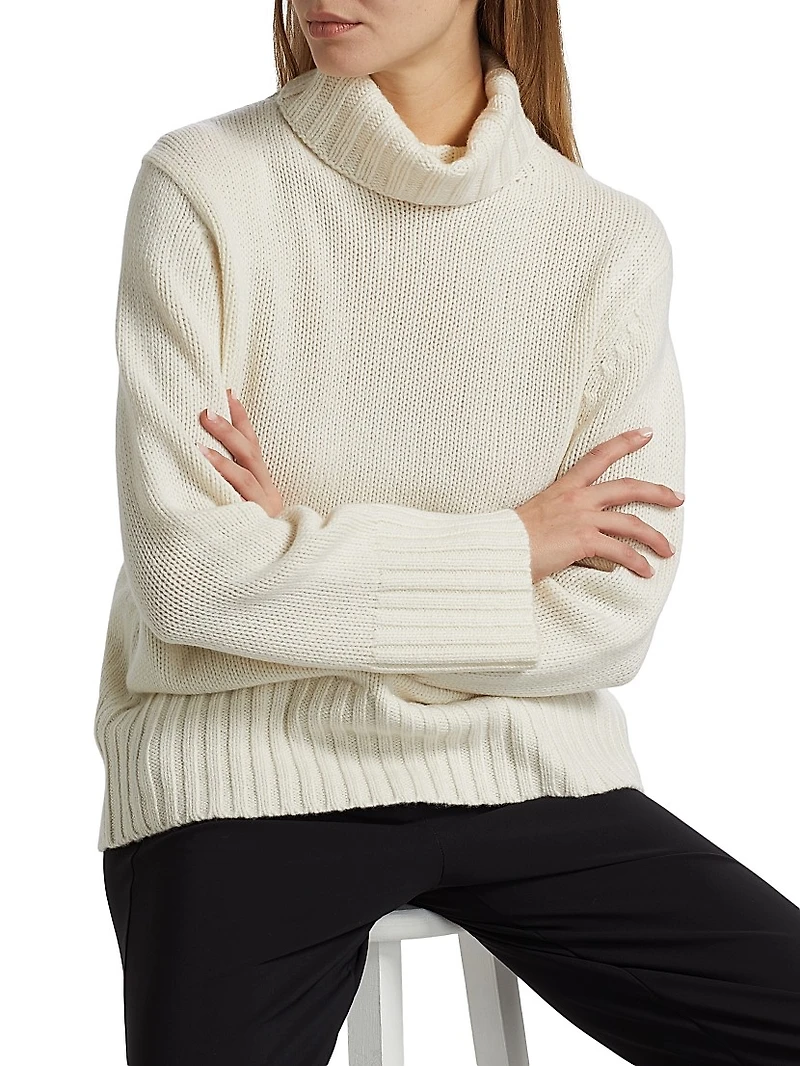 Cashmere Jet Turtleneck Sweater