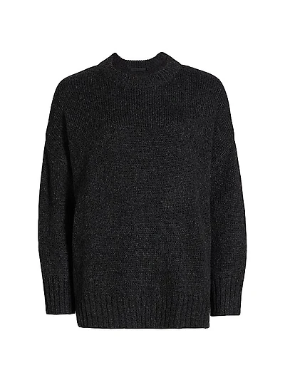 Cocoon Alpaca-Wool Blend Sweater