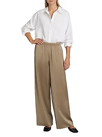 Demi Wide-Leg Pull-On Pants