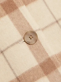 Austin Check Wool-Blend Coat