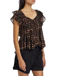 Madrana Printed Cotton Top