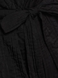 Sereni Woven Paperbag-Waist Shorts