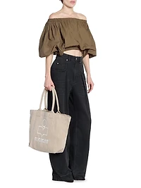 Bertille Poplin Crop Top