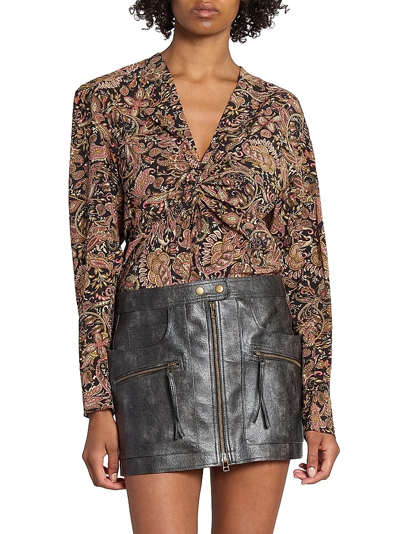 Kelyane Paisley Cotton Top