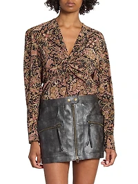 Kelyane Paisley Cotton Top