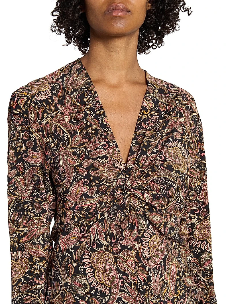 Kelyane Paisley Cotton Top