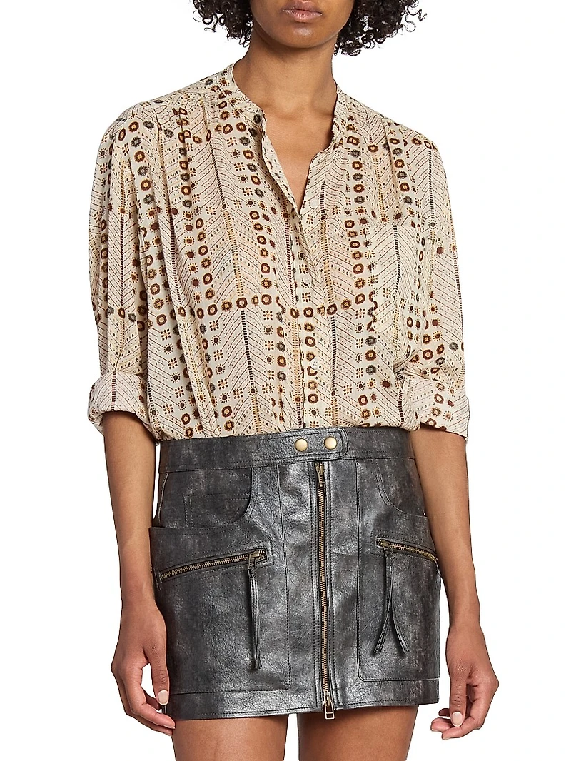 Mexika Printed Cotton Top