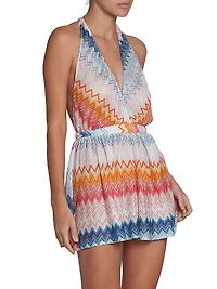 Chevron Halterneck Romper