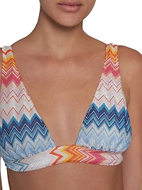 Rashel Shaded Chevron 2-Piece Bikini Set